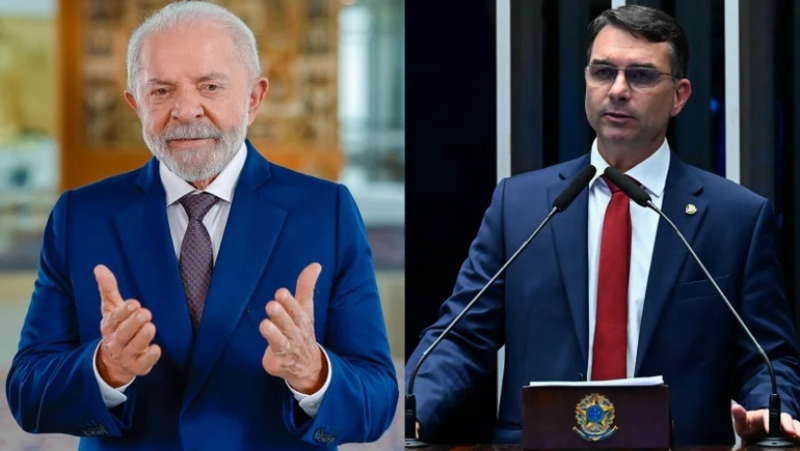 Flávio Bolsonaro tem 45,3% contra 44,7% de Lula no 2º turno, aponta Meio/Ideia