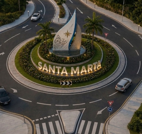 Bairro Santa Marta irá ganhar a rotatória mais bonita de Guarantã do Norte