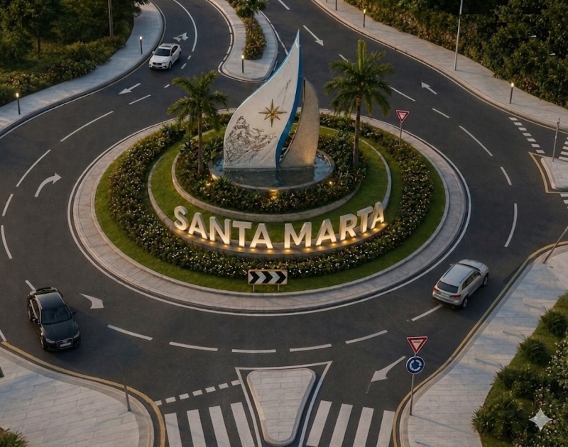 Bairro Santa Marta irá ganhar a rotatória mais bonita de Guarantã do Norte
