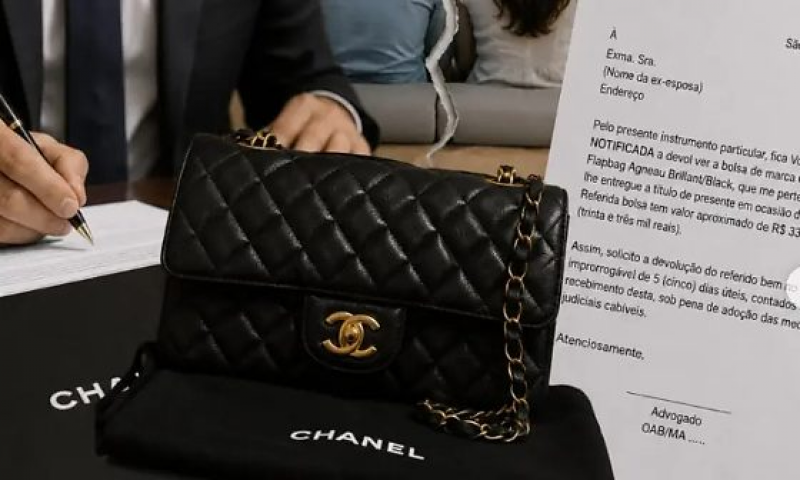 Ex-marido exige devolução de bolsa Chanel dada durante casamento