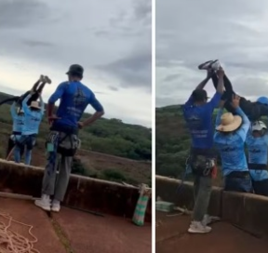 Mulher morre após ser jogada sem cordas durante salto de rope jump no interior de SP