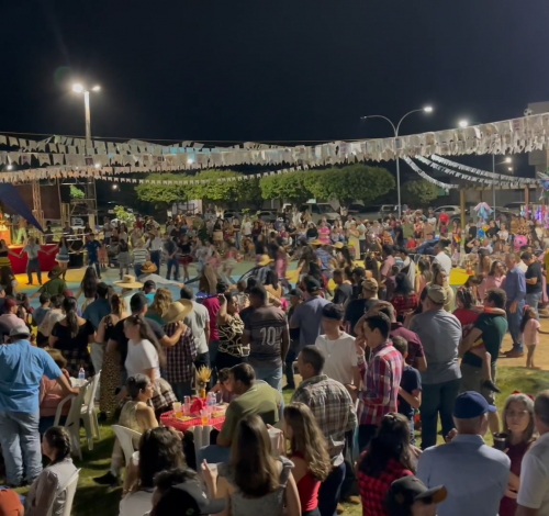 Arraiá de Novo Mundo reúne famílias e fortalece tradição cultural pelo segundo ano consecutivo